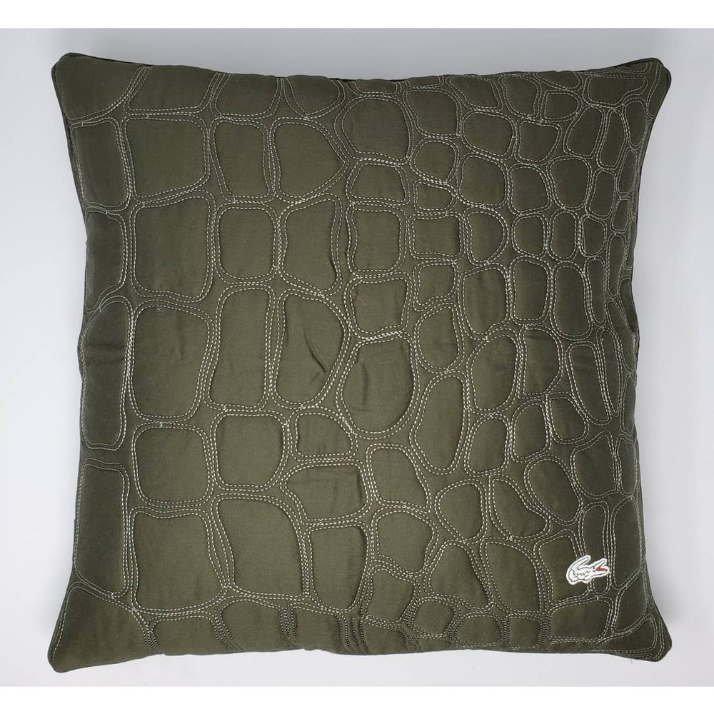 Set of 2-Lacoste Croc Cushions